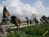 jeddah_park_monument_horse_model_at_al_madinah_road