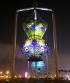 lamp or lantern sculpture in jeddah