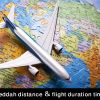 Jeddah distance & flight duration time