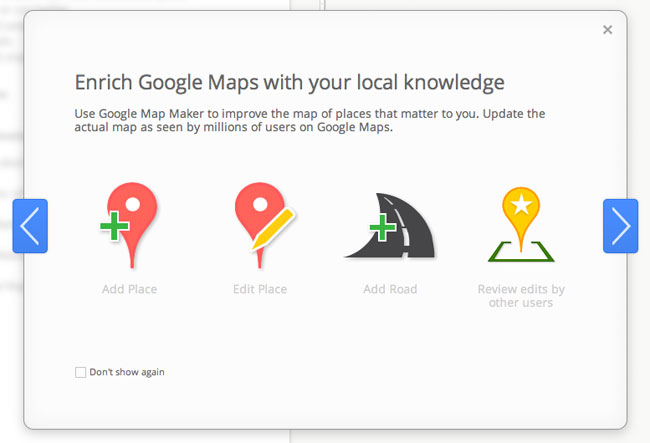 Google Map Maker