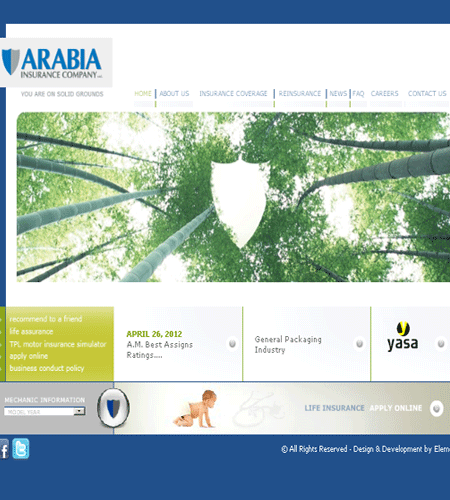 arabia insurance jeddah website