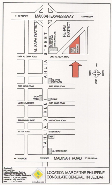 Consulate General Philippines in Jeddah Map