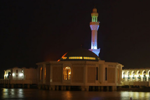 A masjid on water. shot from Corniche