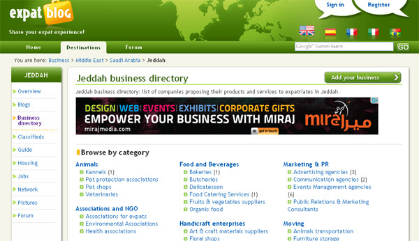 Jeddah business directory - Expat Blog