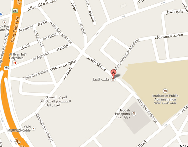 Jeddah Labour Office Map