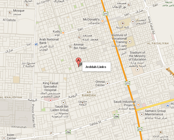 Jeddah Links Location Map