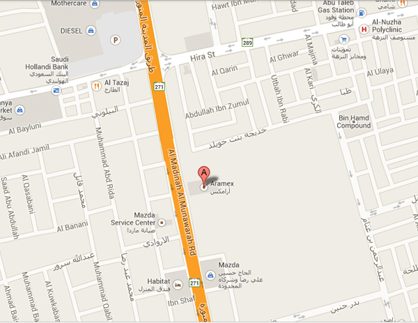 aramex_jeddah_map